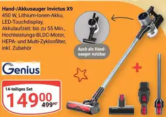 Globus Genius hand-/akkusauger invictus x9 Angebot