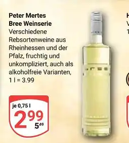 Globus Peter mertes bree weinserie Angebot