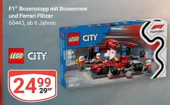 Globus Lego f1 boxenstopp mit boxencrew und ferrari flitzer Angebot