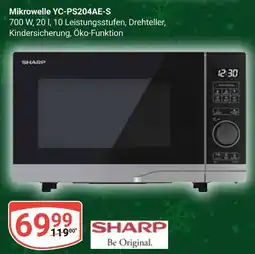 Globus Sharp mikrowelle yc-ps204ae-s Angebot