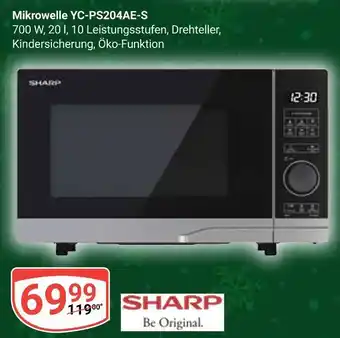 Globus Sharp mikrowelle yc-ps204ae-s Angebot