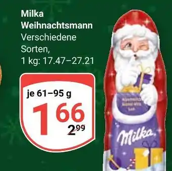 Globus Milka weihnachtsmann Angebot