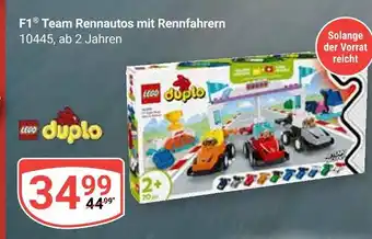 Globus Lego duplo f1 team rennautos mit rennfahrern Angebot