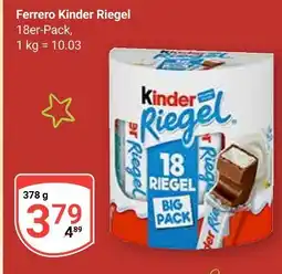 Globus Ferrero kinder riegel Angebot