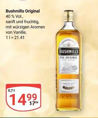Globus Bushmills original Angebot