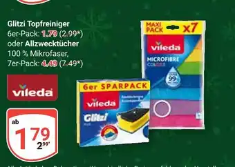 Globus Vileda glitzi topfreiniger Angebot