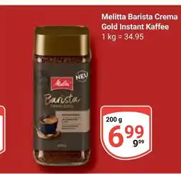 Globus Melitta barista crema gold instant kaffee Angebot