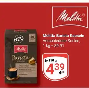 Globus Melitta barista kapseln Angebot