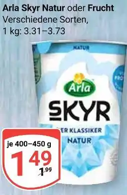 Globus Arla skyr natur Angebot