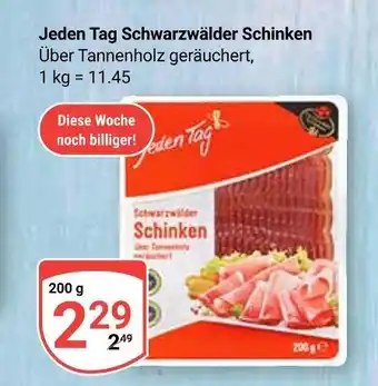 Globus Jeden tag schwarzwälder schinken Angebot