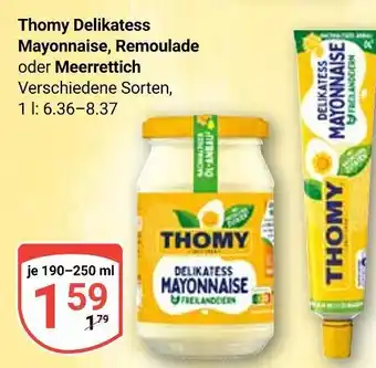 Globus Thomy delikatess mayonnaise Angebot