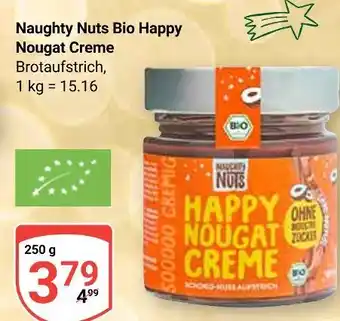 Globus Naughty nuts bio happy nougat creme Angebot