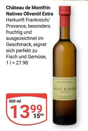 Globus Château de montfrin natives olivenöl extra Angebot