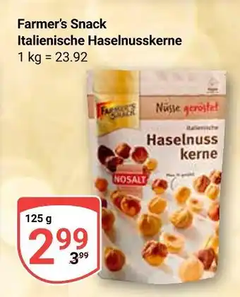 Globus Farmer's snack italienische haselnusskerne Angebot