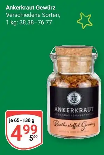 Globus Ankerkraut gewürz Angebot