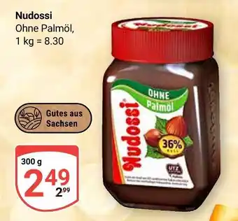 Globus Nudossi ohne palmöl Angebot