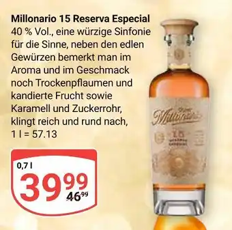 Globus Millonario 15 reserva especial Angebot