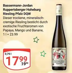 Globus Bassermann-jordan ruppertsberger hoheburg riesling pfalz dqw Angebot