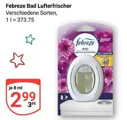 Globus Febreze bad lufterfrischer Angebot