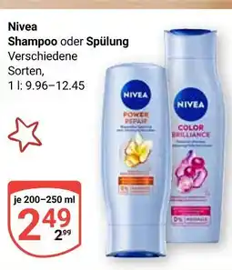 Globus Nivea shampoo Angebot