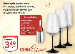 Globus Bohemia cristal gläserserie sandra nero Angebot