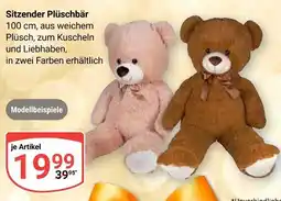 Globus Sitzender plüschbär Angebot
