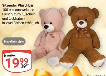 Globus Sitzender plüschbär Angebot