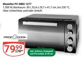 Globus Proficook maxiofen pc-mbg 1277 Angebot