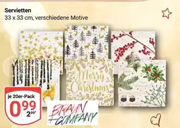 Globus Bravin + company servietten Angebot