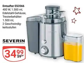 Globus Severin entsafter es3566 Angebot