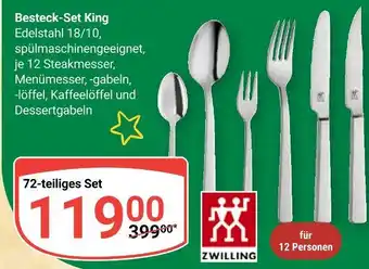 Globus Zwilling besteck-set king Angebot