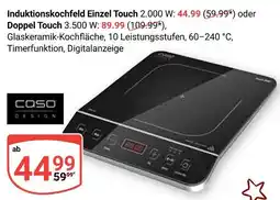 Globus Caso design induktionskochfeld einzel touch Angebot