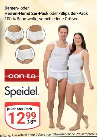 Globus Con-ta damen-hemd 2er-pack Angebot