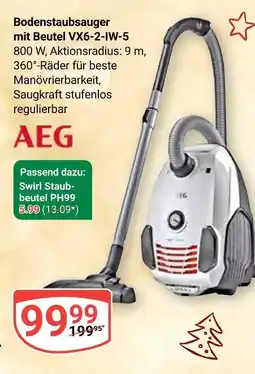 Globus Aeg bodenstaubsauger mit beutel vx6-2-iw-5 Angebot