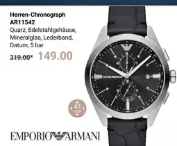 Globus Emporio armani herren-chronograph ar11542 Angebot