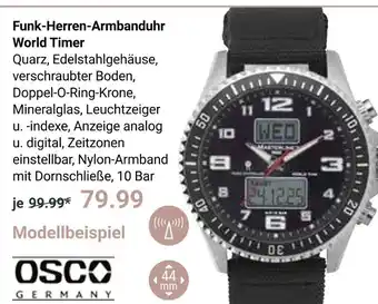 Globus Osco germany funk-herren-armbanduhr world timer Angebot