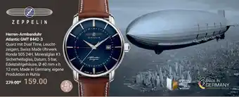 Globus Zeppelin herren-armbanduhr atlantic gmt 8442-3 Angebot