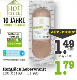 E-Center Hofglück leberwurst Angebot