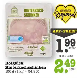 E-Center Hofglück hinterkochschinken Angebot