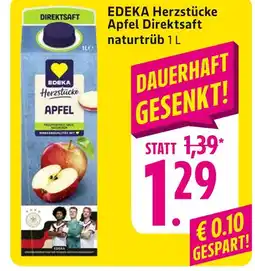 E-Center Edeka herzstücke apfel direktsaft Angebot