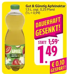 E-Center Gut & günstig apfelnektar Angebot