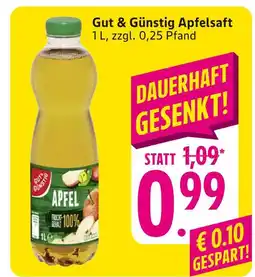 E-Center Gut & günstig apfelsaft Angebot
