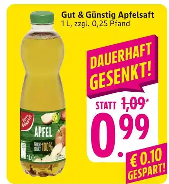 Gut & günstig apfelsaft
