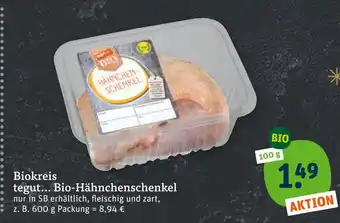 tegut Biokreis bio-hähnchenschenkel Angebot
