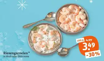 tegut Riesengarnelen in aioli Angebot