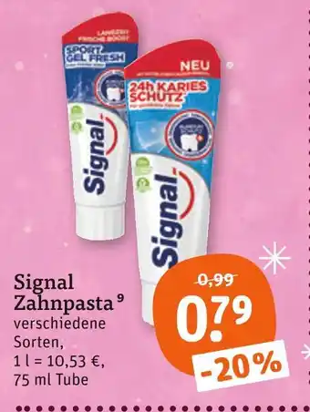 tegut Signal zahnpasta Angebot