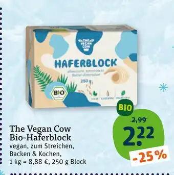 tegut The vegan cow bio-haferblock Angebot