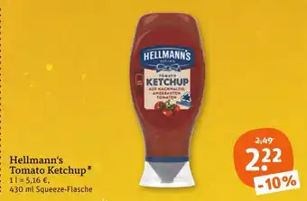 tegut Hellmann's tomato ketchup Angebot