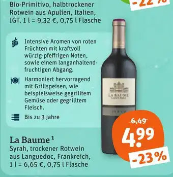 tegut Bio-primitivo Angebot