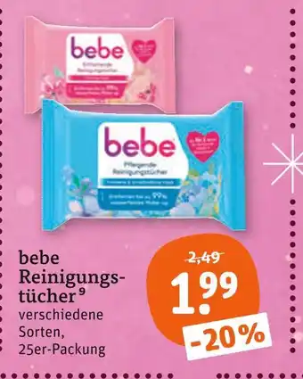 tegut Bebe reinigungstücher Angebot